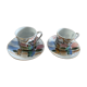 2 cups Japanese porcelain
