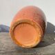 Large West German speckled salmon and black ceramic vase