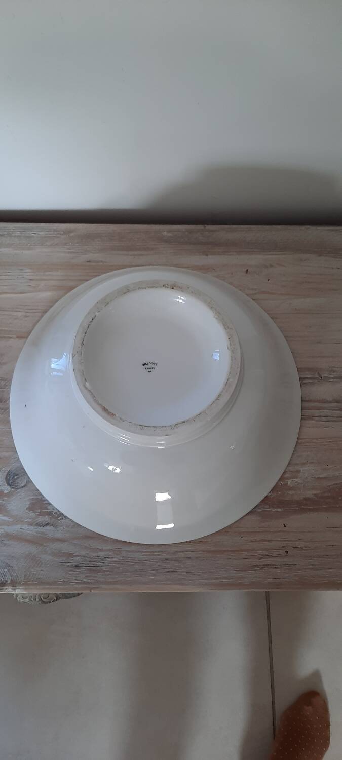 Grand saladier blanc Pillivuyt