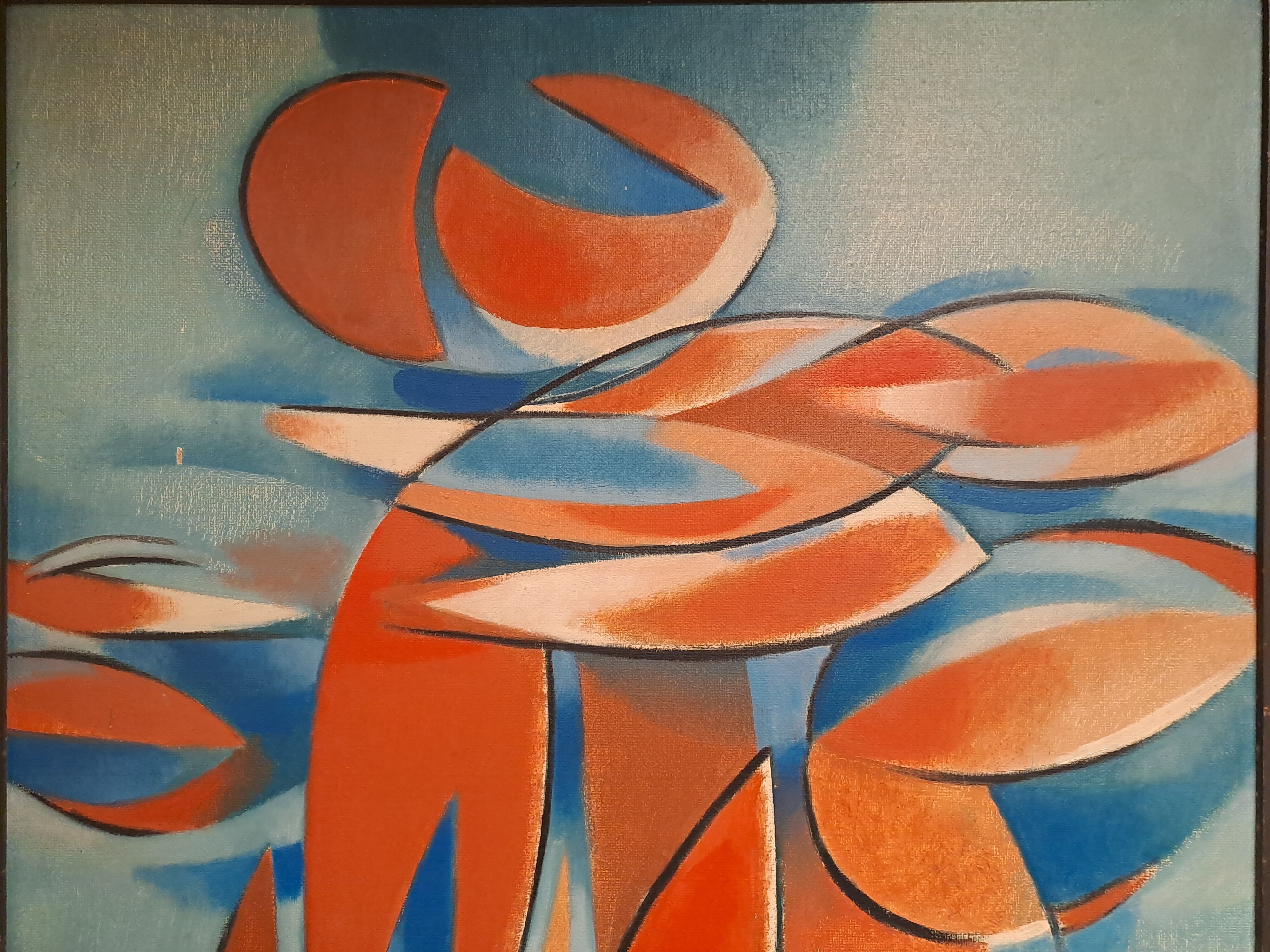 Abstract composition by Jean-Pierre Schecroun