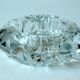 1970s vintage - lead crystal glass ashtray