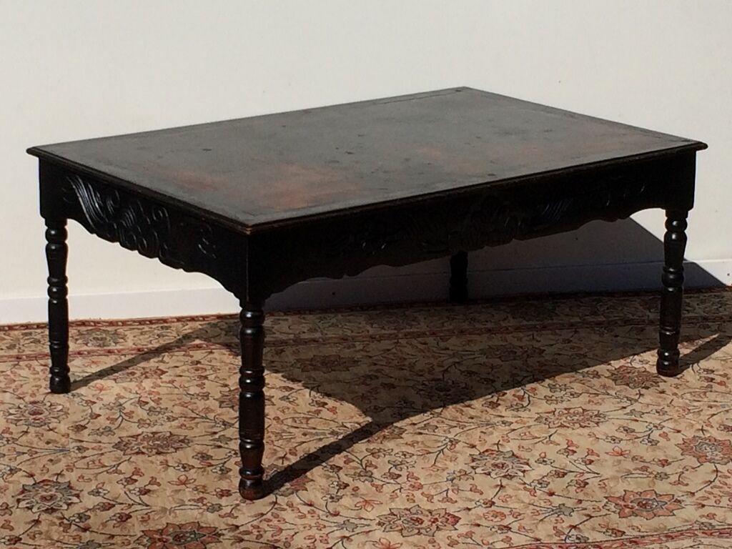 Indonesian colonial style coffee table