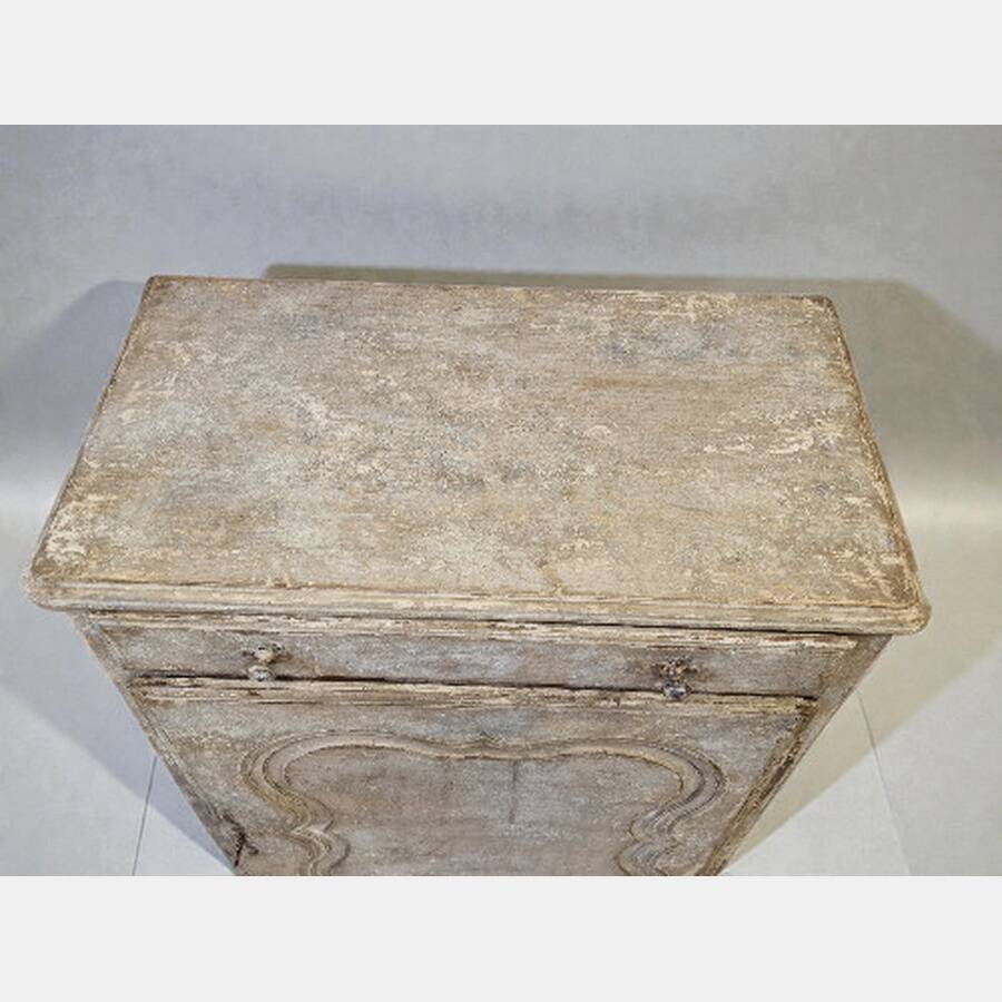 Antique 1-door buffet/patina jam cupboard