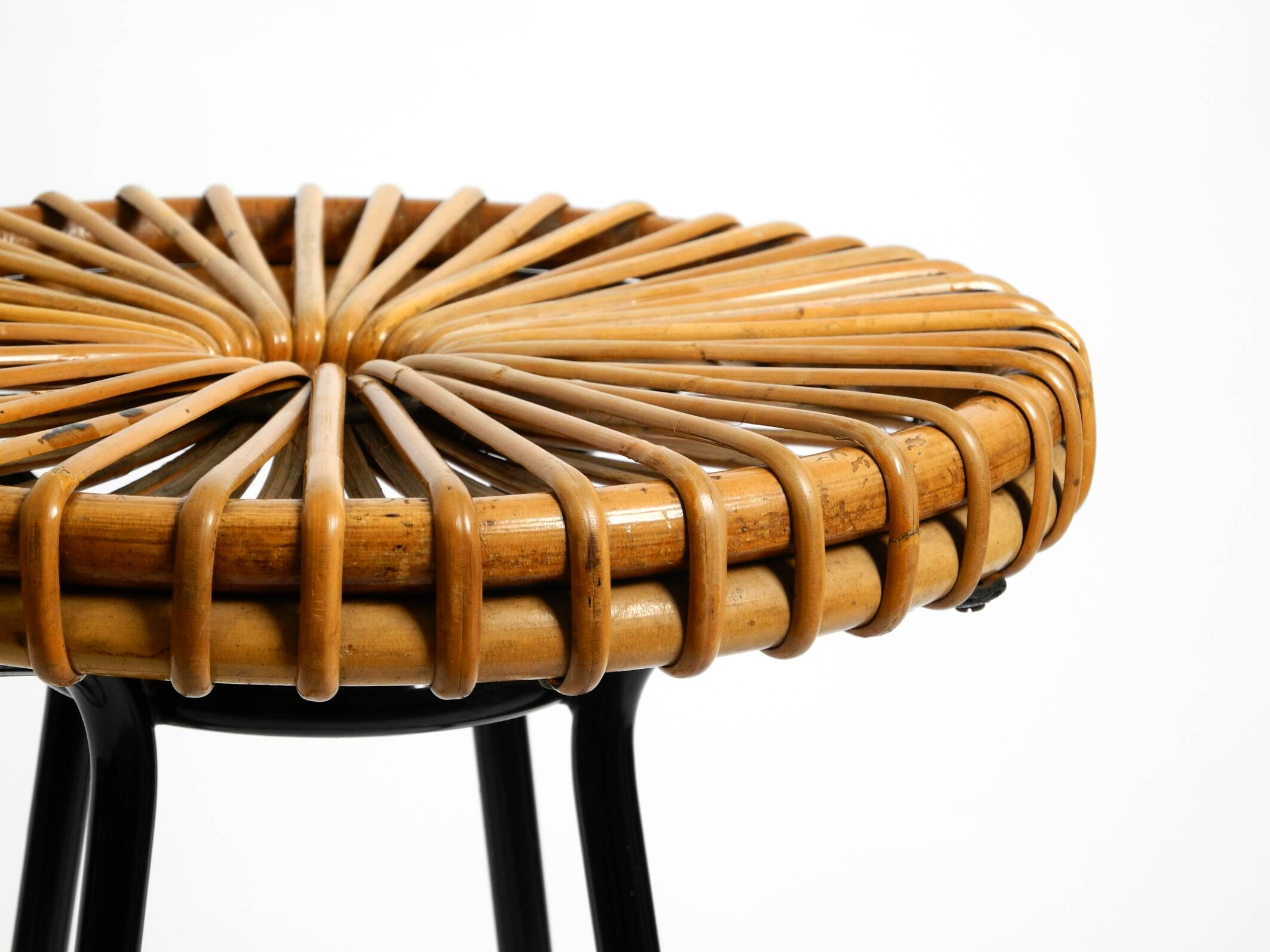 1960s bamboo bar stool by dirk van sliedregt for rohé noordwolde netherland