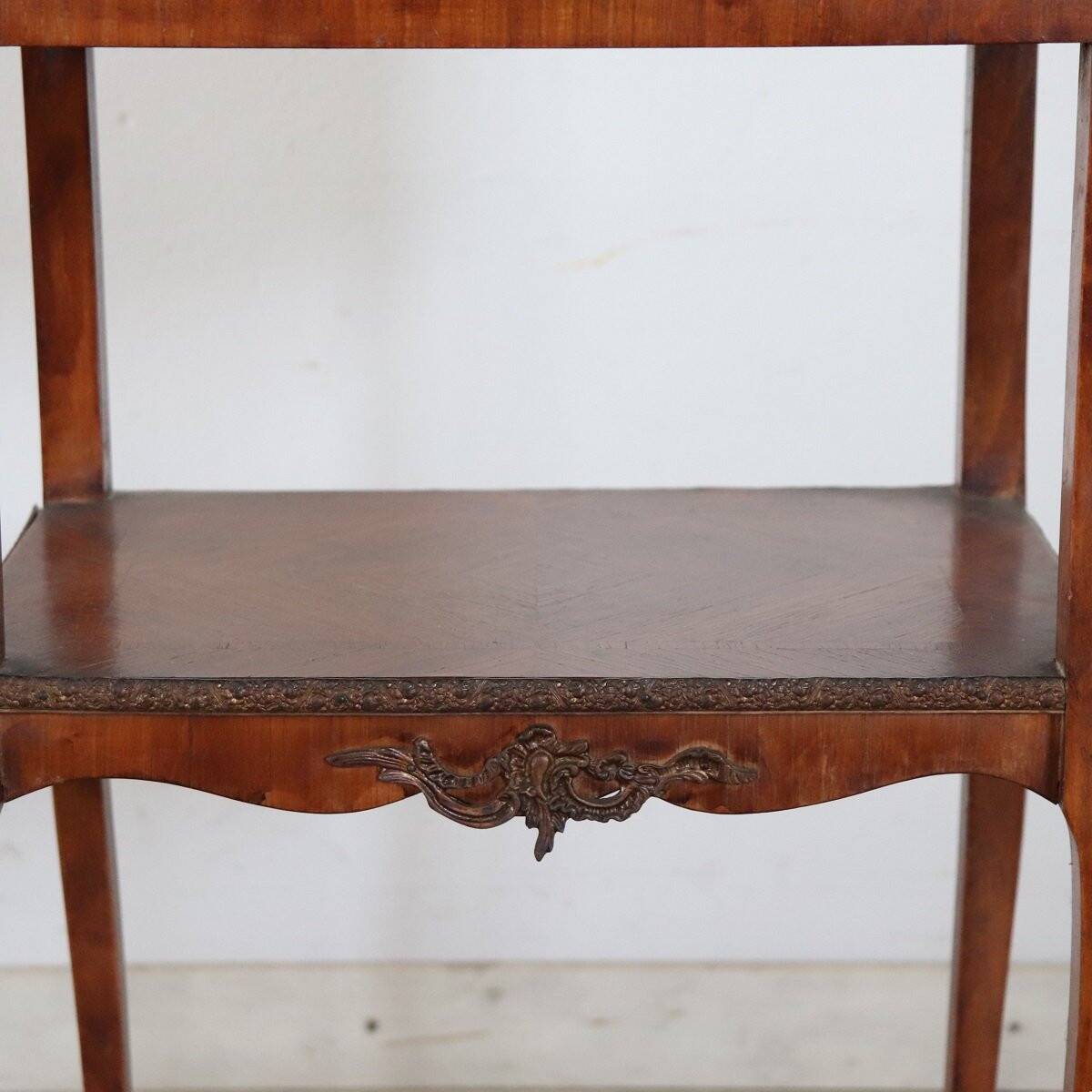 Table de nuit antique, Italie, fin du 19ème siècle
