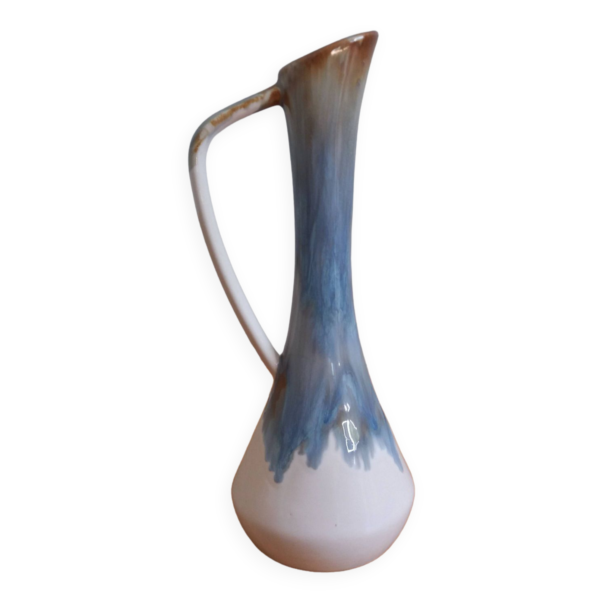 Rhoda clouds stoneware pitcher vase