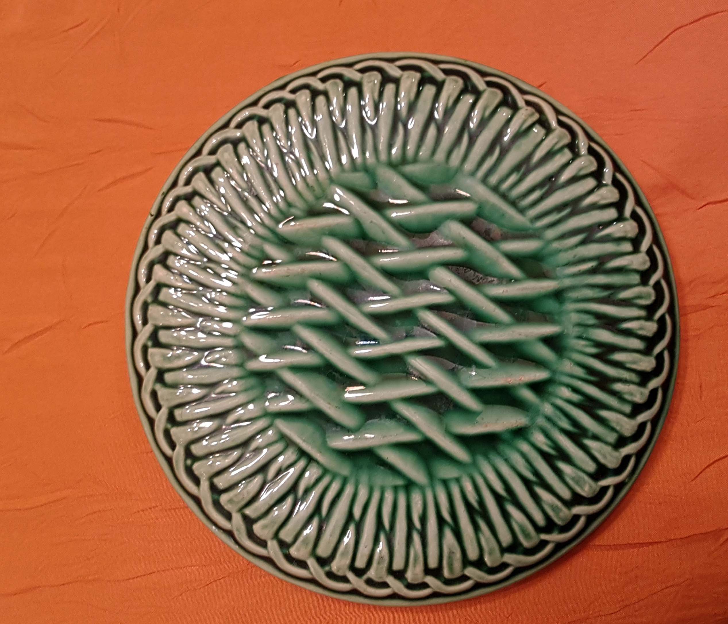 Vintage Gien faience table set