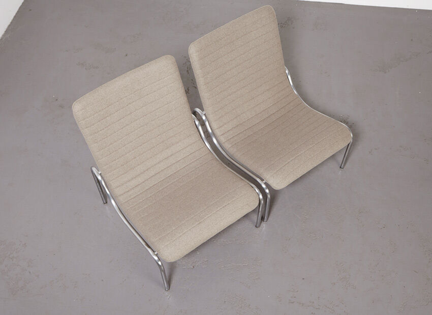 Kho Liang Ie Pair of Lounge Chairs for Stabin 1960s