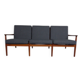 Canapé en teck danois par Svend Aage Eriksen pour Glostrup, années 1960.