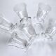 Six glasses of Baccarat wine in engraved crystal, model "Michelangelo"