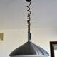Vintage aluminum  hanging brushed ERCO - Germany s 1970