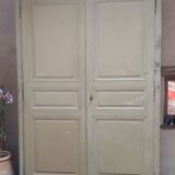 Armoire ancienne, début XIX°, patine peinte d’origine