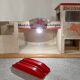 Majolu mobiloil wooden garage with elevator and lighting