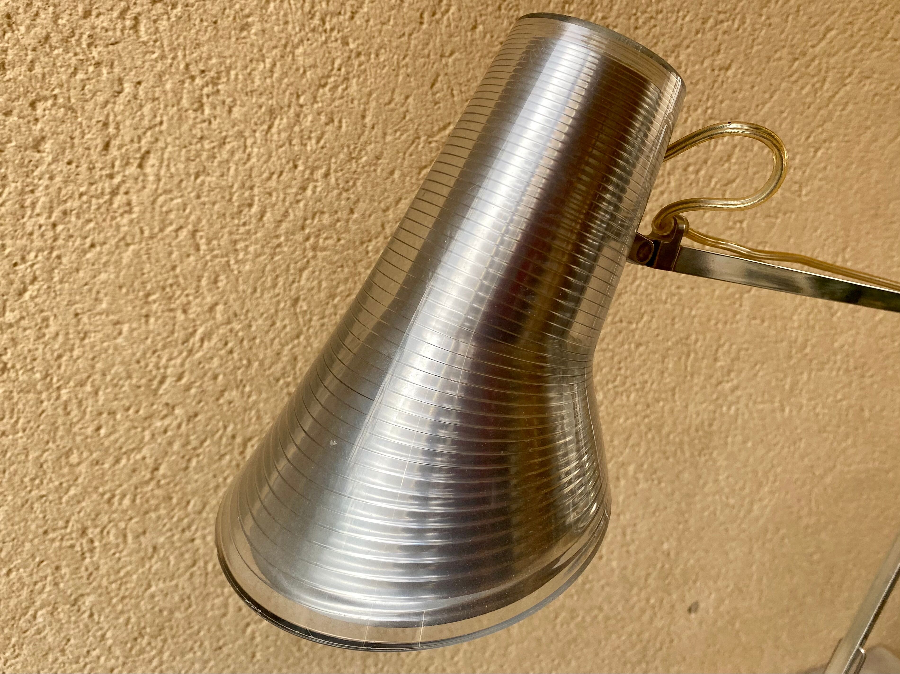 Kelvin T Flos design Antonio Citterio chrome aluminium desk lamp