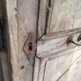 Old larch door
