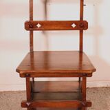 Transformable Library Step Stool into Chair - 19th Century