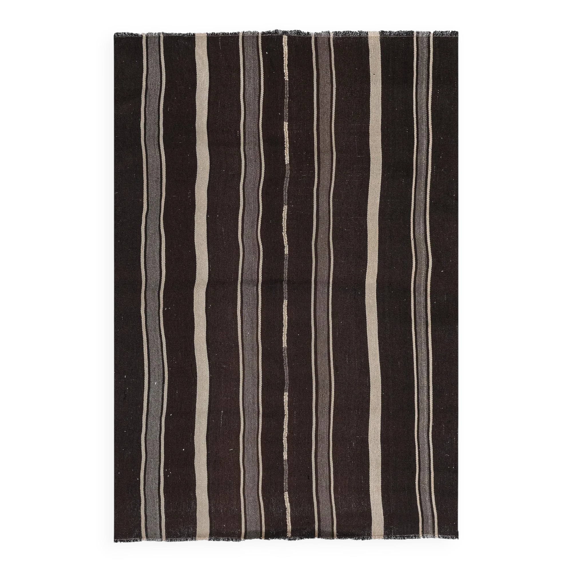 Vintage Turkish kilim, handwoven, 171x252 cm.