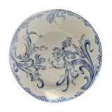 6 plates with dessert iris Clairefontaire