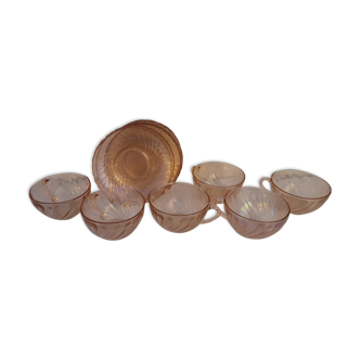 Cups and saucers 70's