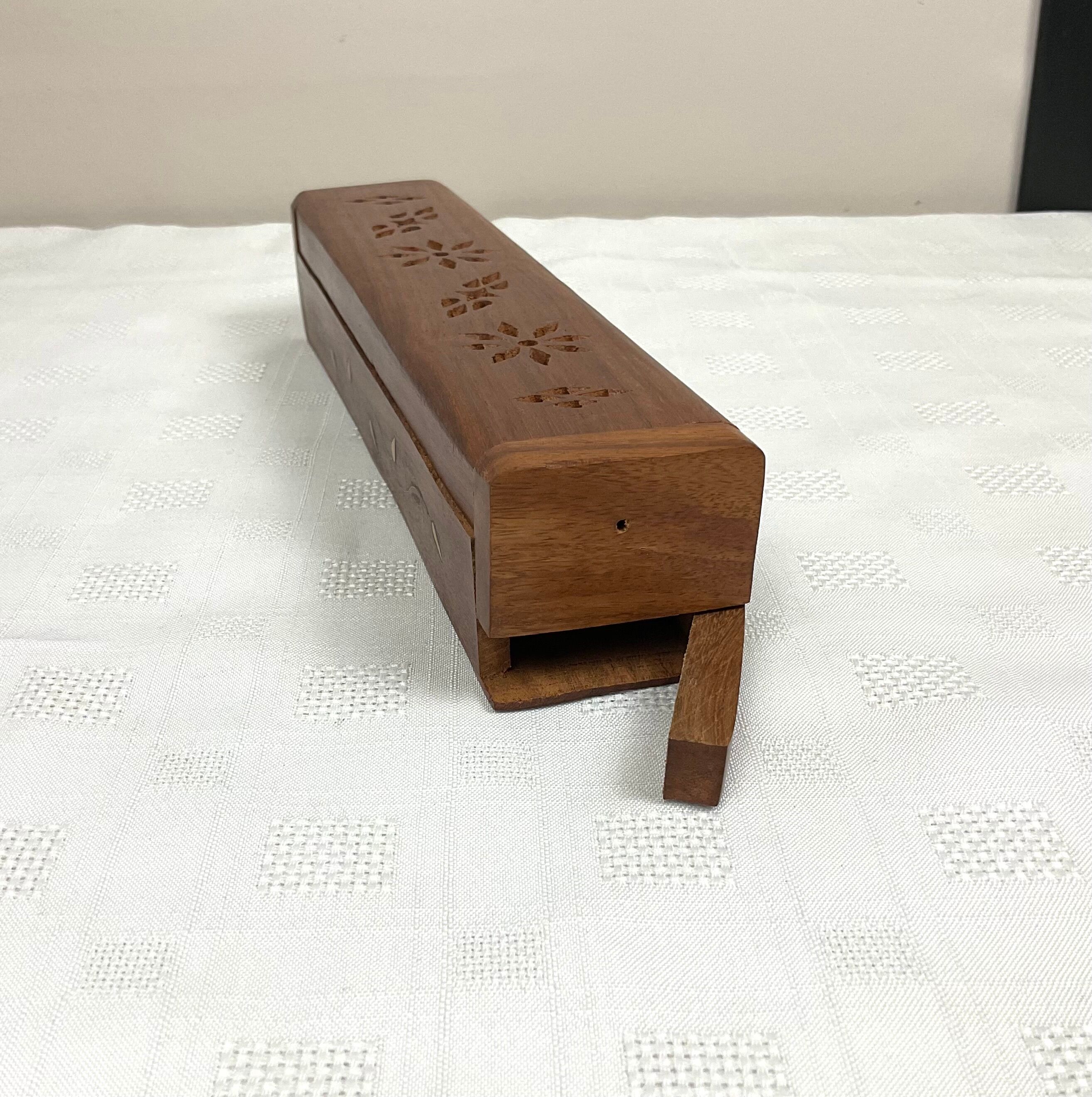 Elongated wooden box India
