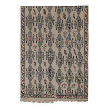 Kilim turc vintage tissé main 172x233 cm