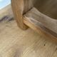 Console table "campaign" solid oak