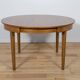 Mid-Century Round Extendable Dining Table and Chairs from McIntosh, 1960s, Set of 5