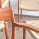 Chaises danoises en teck Mid-Century par Niels O Møller # 77 & 57 Set de 10