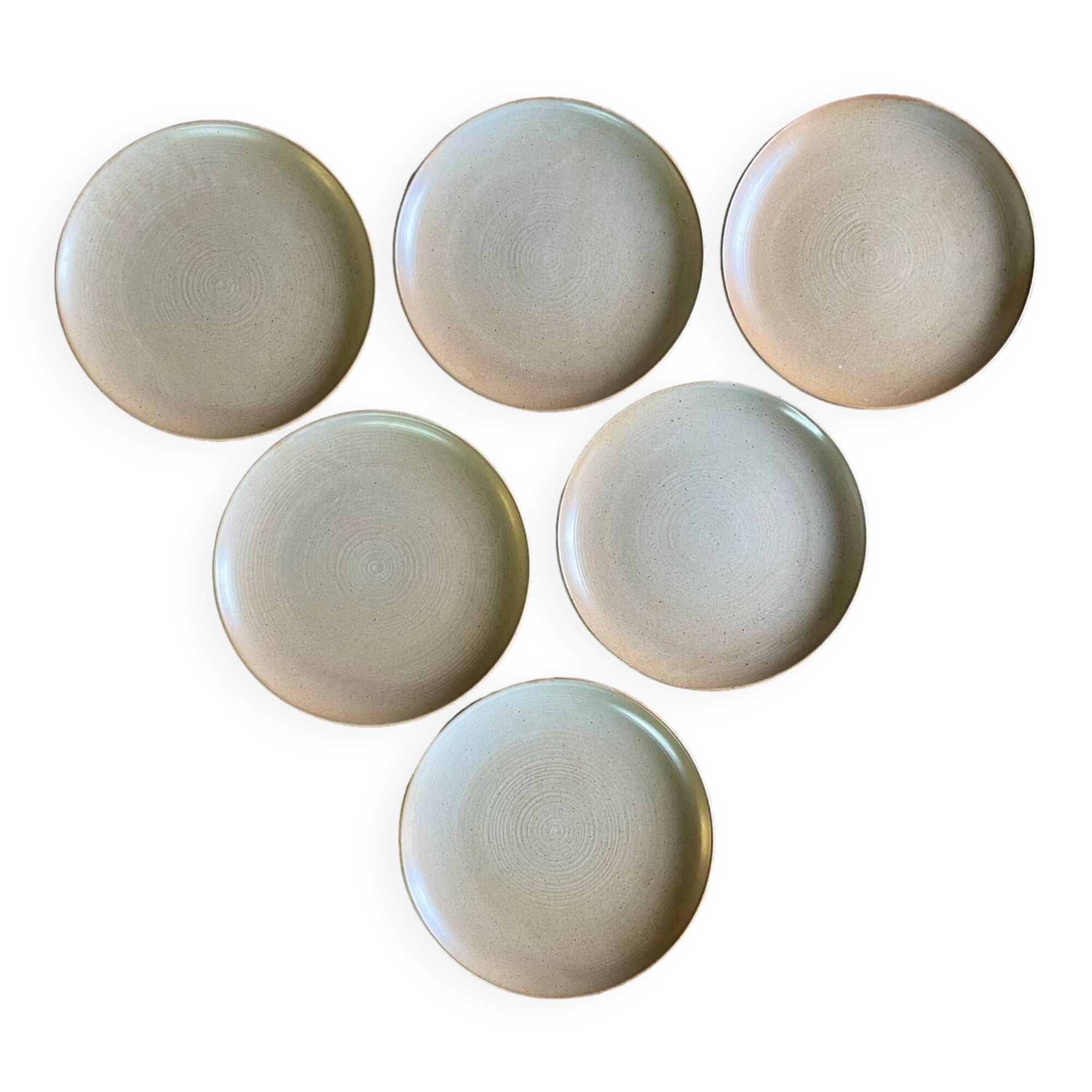 Assiettes plates en grès CNP