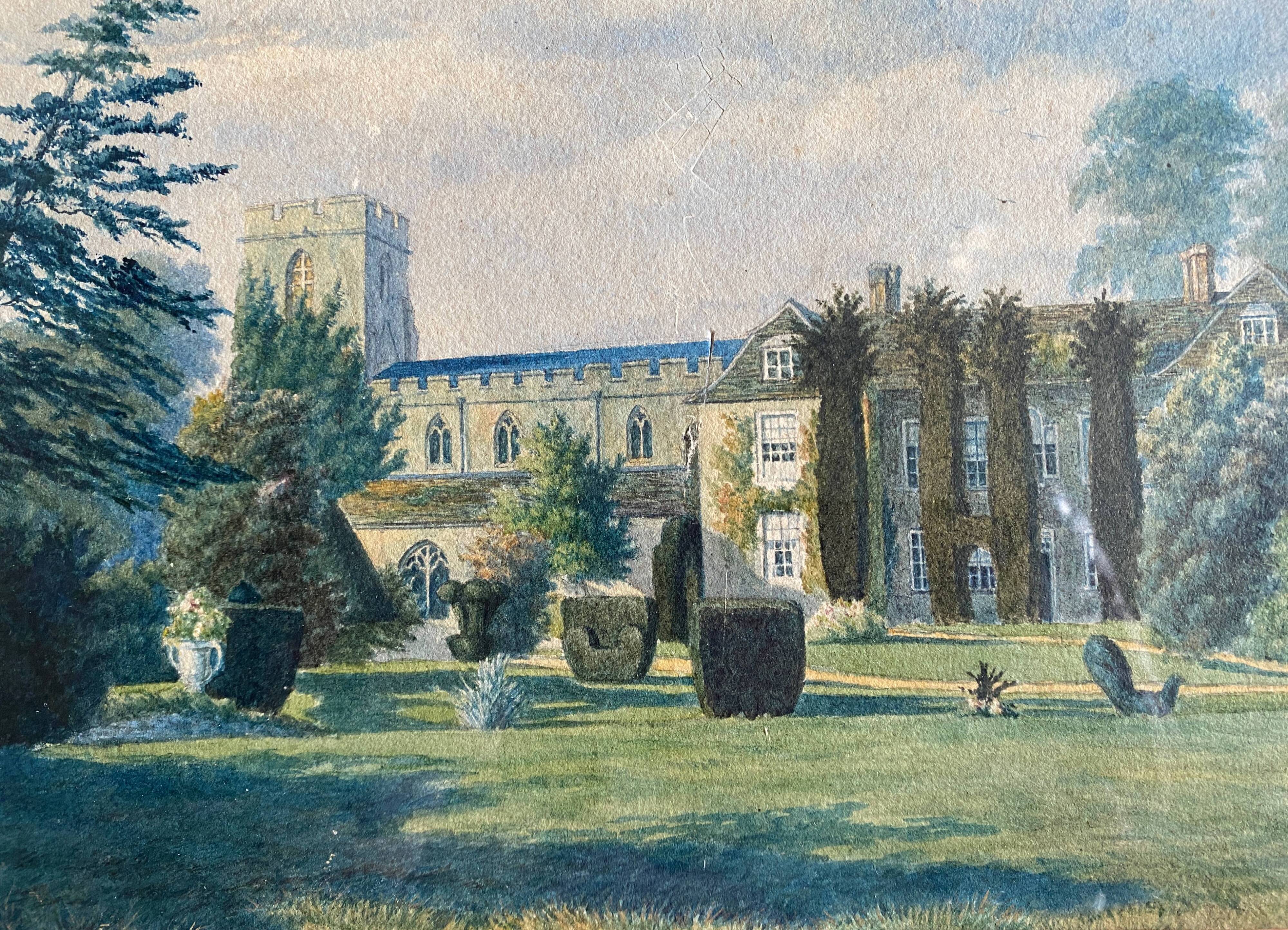 Watercolor Painting "The castle park" ec. English ? + supervision