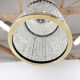 1960s brass & crytal chandelier by Preciosa Glassworks, Czechoslovakia