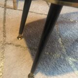 Table basse pieds compas vintage