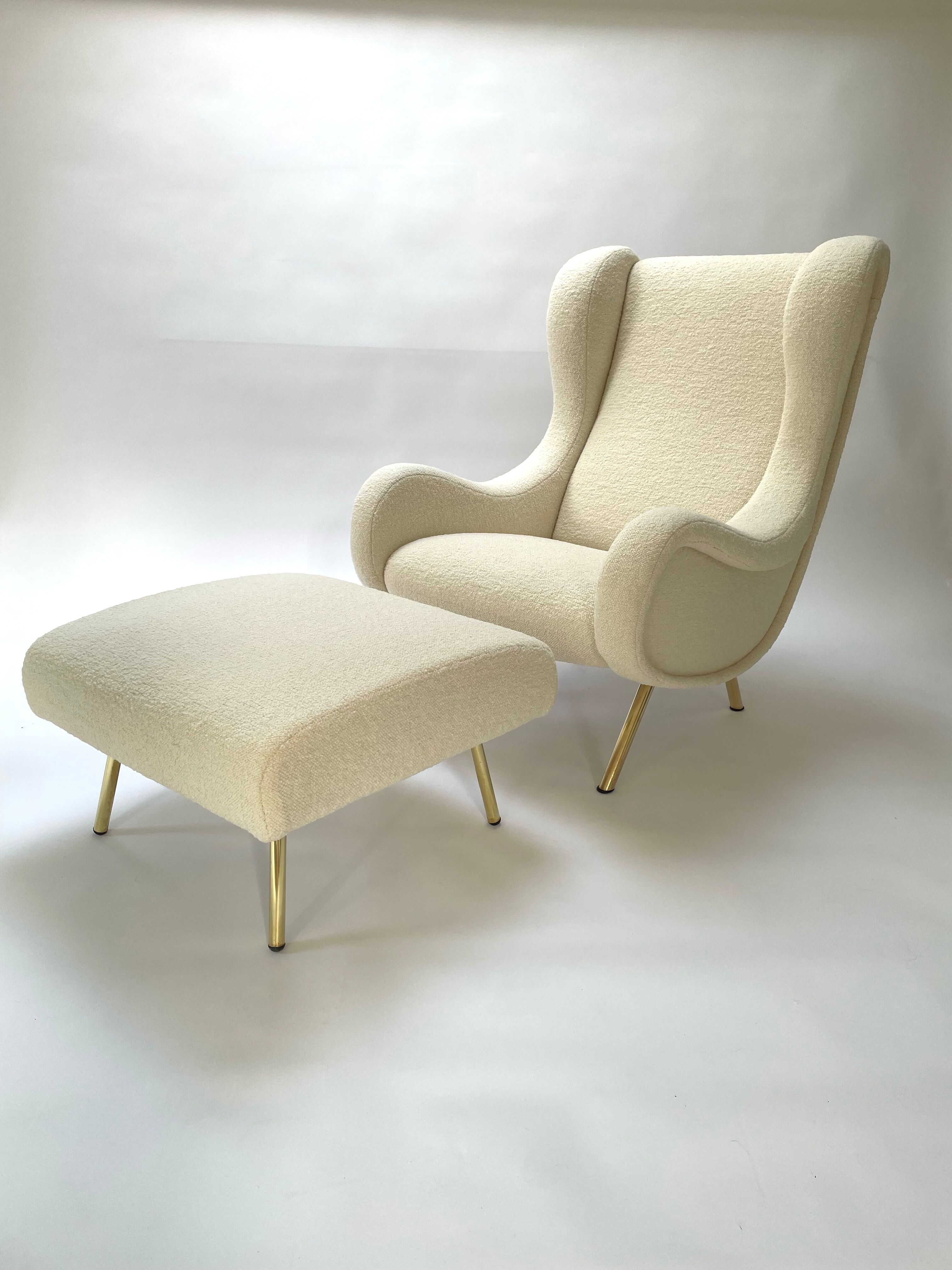 Senior armchair & ottoman by Marco Zanuzo ed. Arflex 1950