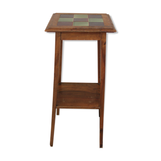 Selette in oak and ceramic
