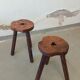 Set of brutalist stools