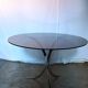 Round table by Boris Tabacoff for Christofle, 1970s.