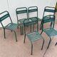 Set de 6 chaises métal tolix t1
