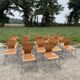 Chairs pagholz base sled light wood