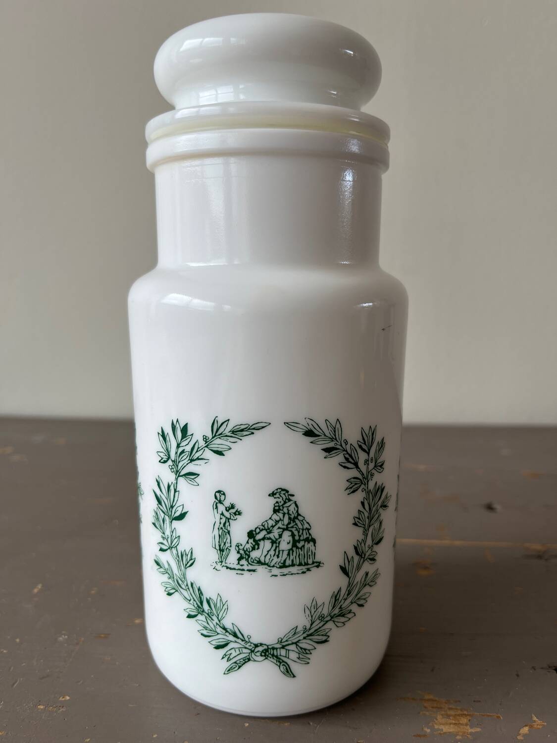 Opaline apothecary jar