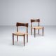 Bernhard Pedersen large set of dining chairs Christian Linnebergs Denmark 1960
