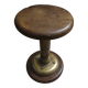 Solid teak and marine copper stool
