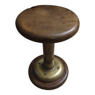 Solid teak and marine copper stool