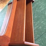 Scandinavian mirror with shelf  35x67cm