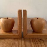Pair of vintage wooden bookends