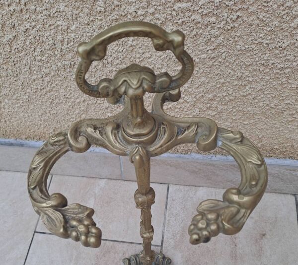 Nécessaire de cheminée en bronze