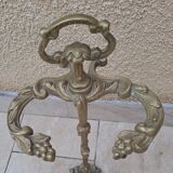 Bronze fireplace tool set