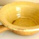 Frying pan, old caquelon, yellow glazed earthenware from the south of France.