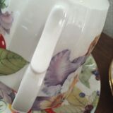 Coffee service in porcelain stamped Duchess