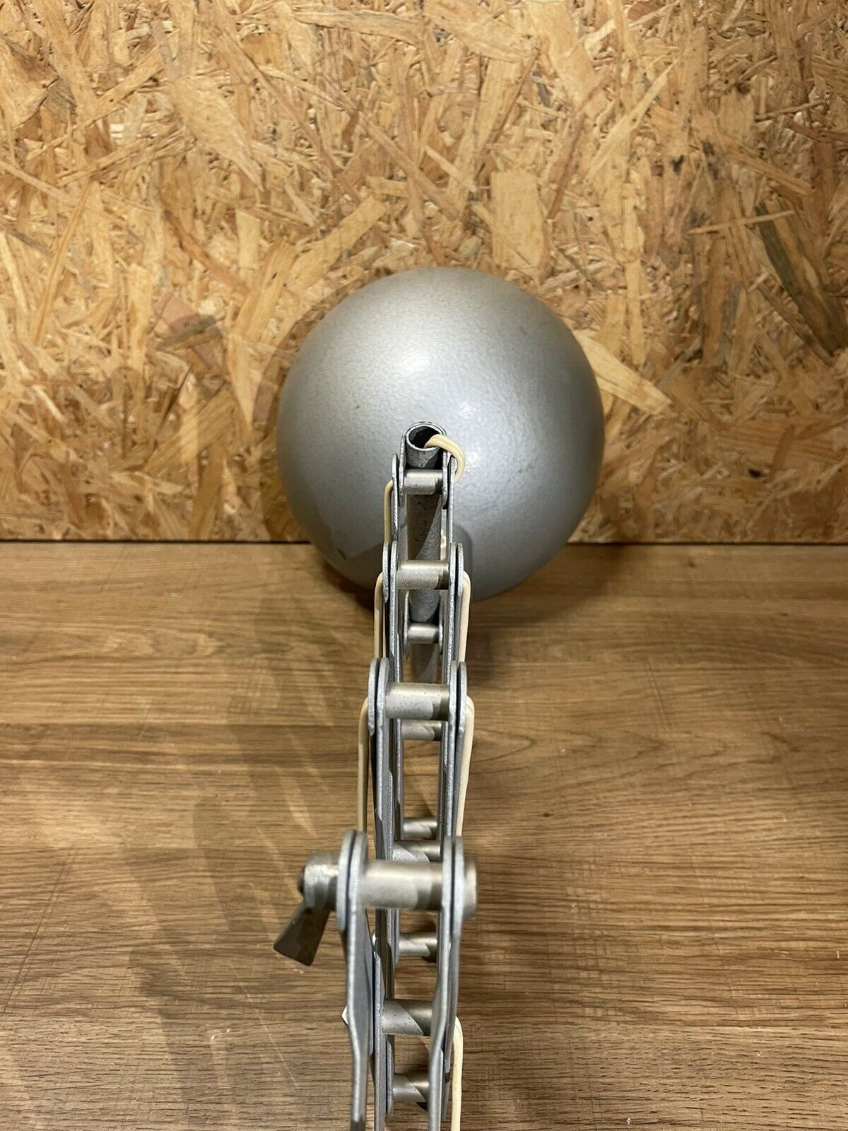 Beautiful accordion wall lamp 50,60', vintage lamp zigzag industrial design