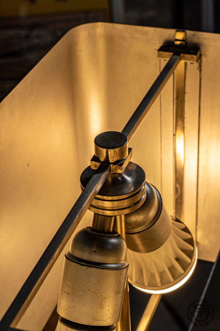 Coral Lamp by Maison Charles, bronze